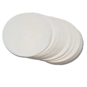 Papel Filtro quantitativo, faixa preta 12,5cm de diâmetro - Caixa com 100 unidades